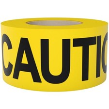 Premium Yellow Caution Tape, 3 inch x 1000 feet Harzard Tape