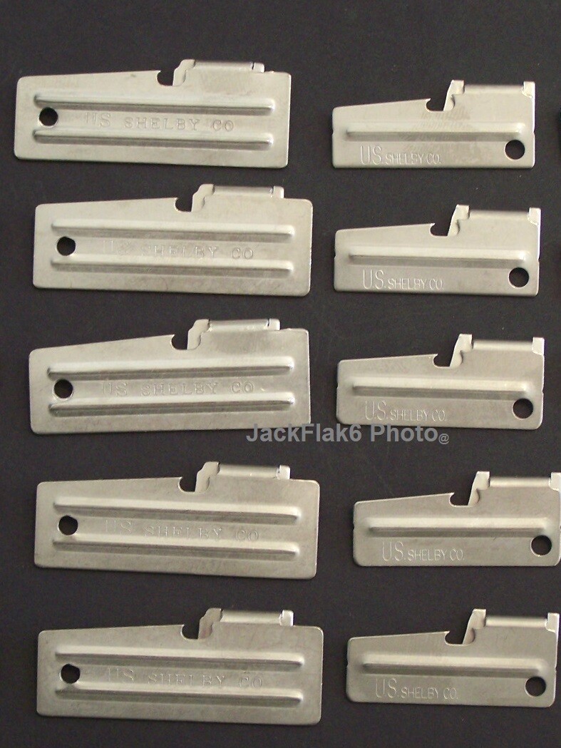 P-51 + P-38 Can Opener Shelby 10 Pack USA Military f/ Survival Camping Hiking