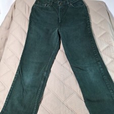Vintage LEVI'S 512 Slim Fit Tapered Leg Jeans Sz 13 Green Faded 90s Made in USA