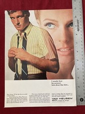 Van Heusen 417 Men s Shirts 1965 Print Ad - Great To Frame