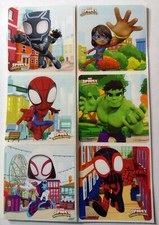 25 Spidey And His Amazing Friends Stickers, 2.5" x 2.5" each