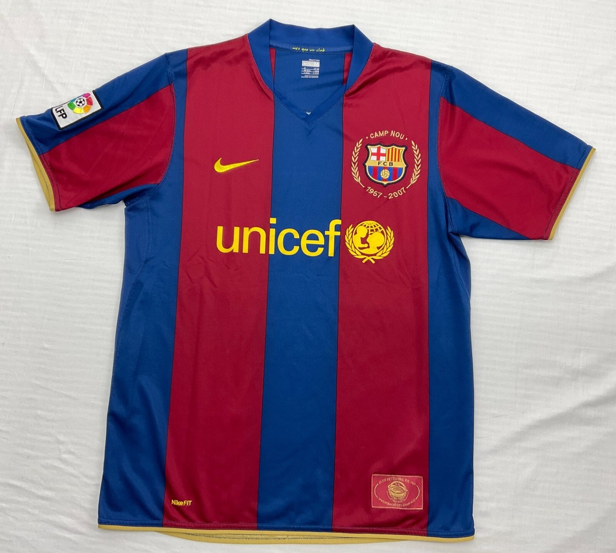 Nike Barcelona 2007 2008 Camp Nou 50th Anniversary Home Football