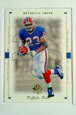 #9 Antowain Smith 1999 SP Authentic NFL Football Buffalo Bills Upper Deck UD