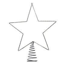 Kurt S. Adler Christmas Tree Topper, LED Metal Wire Star, 17.5in