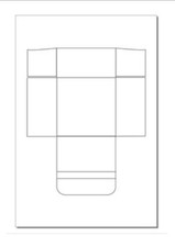 Printable CD-DVD Shipping Sleeve 5"x 5" , Di-Cut 12"x18" Wh 80lb Gloss-100 Shts