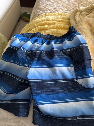 Wonder Nation Boys Size 4-5 Swim Trunks Multicolor W/ Pocket - Picture 3 of 4