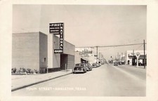 Estados Unidos - ANGLETON (TX) Main Street - 1er Banco Nacional - FOTO REAL