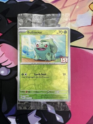 Bulbasaur 001/165 Pokemon TCG Scarlet & Violet 151 Best Buy