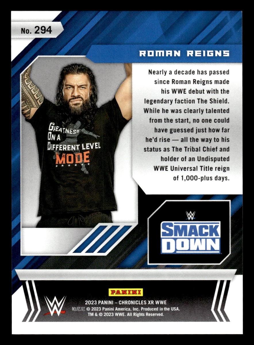 Roman Reigns 2023 Panini Chronicles XR WWE #294 Red /199 | eBay