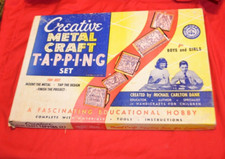 Vintage 1949 Creative Metal Craft Tapping Set Handicraft Creators Carlton Dank