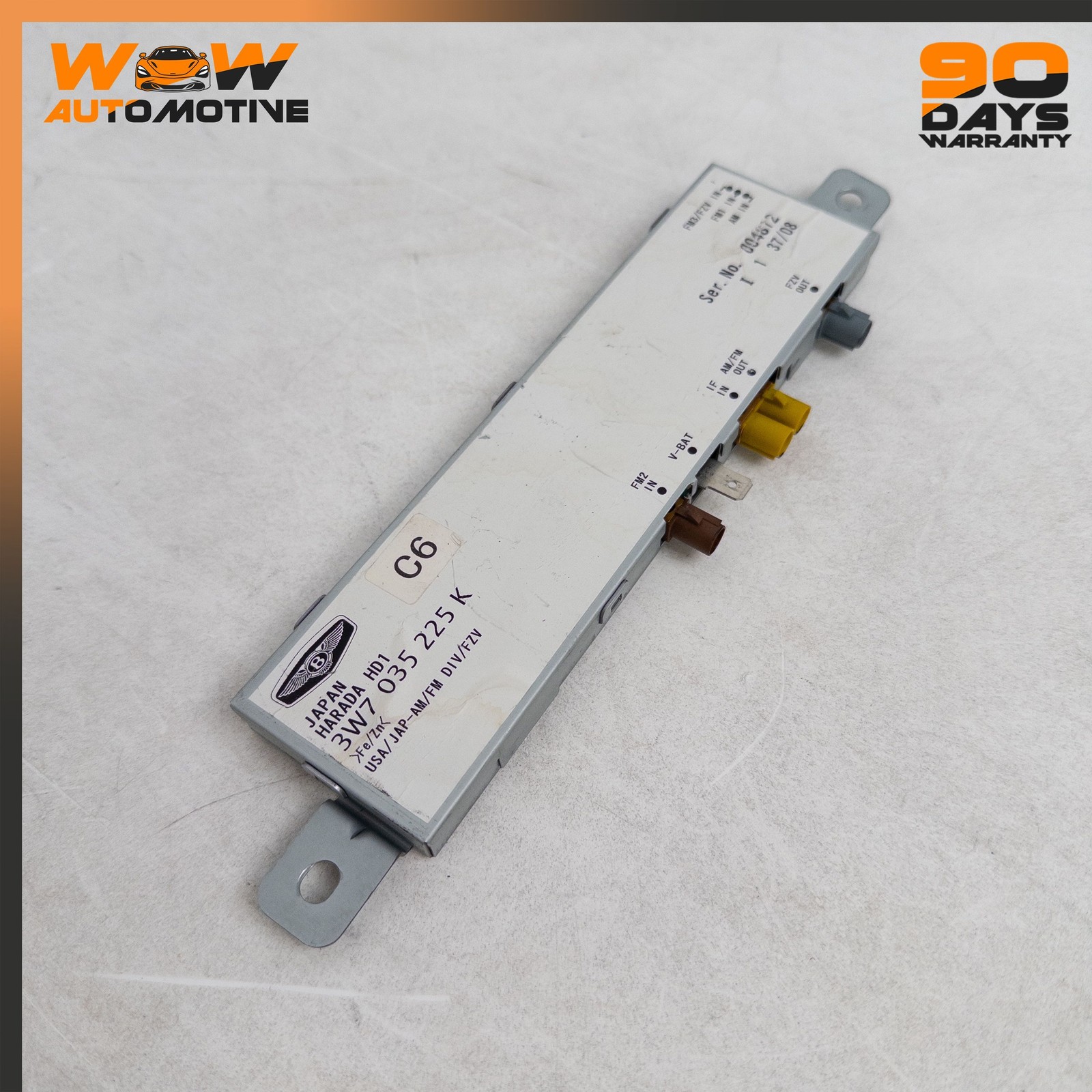 07-13 BENTLEY CONTINENTAL GTC SPEED REAR ANTENNA BOOSTER MODULE UNIT OEM