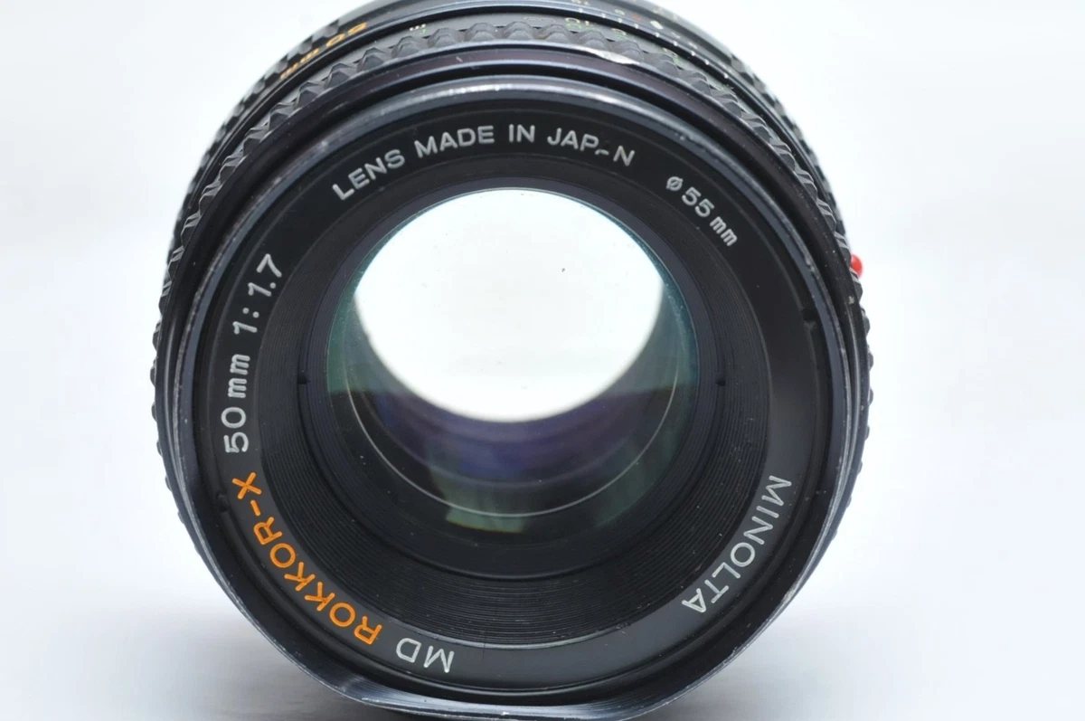 【美品】MINOLTA MD 50mm f/1.7 レンズ Minolta 50mm f/1.7 Camera Lenses for sale - eBay