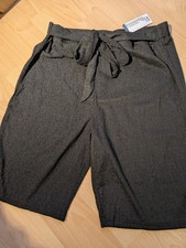 Woolworth Damen Bermuda Shorts L Schwarz Ripp...