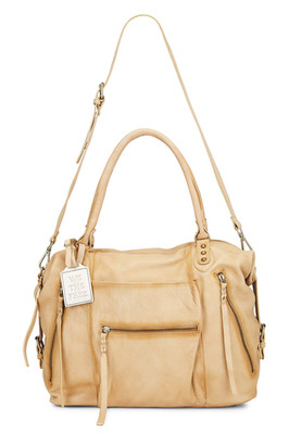 Free People Emerson Italian Straw Leather Handbag Shoulder Bag OS NWT