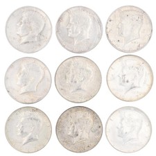 1965–1969 Kennedy Half Dollars 40% Silver United States of America Set of 20