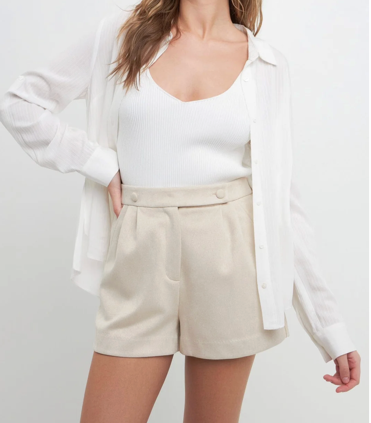 Anthropologies Free the Roses Suede Shorts Tan Beige Medium NWT