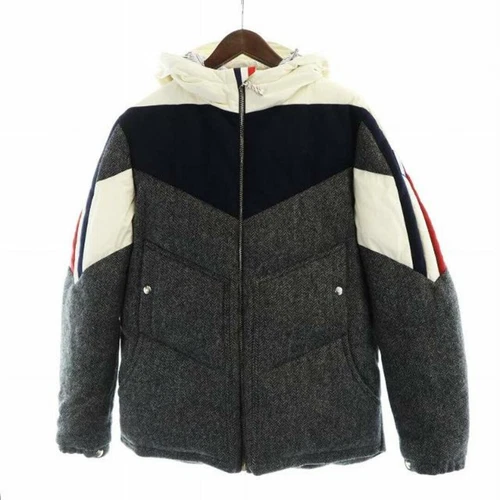 Moncler GAMME BLEU Gum Blue 17AW GIUBBOTTO JACKET piumino zip cappuccio usatod38