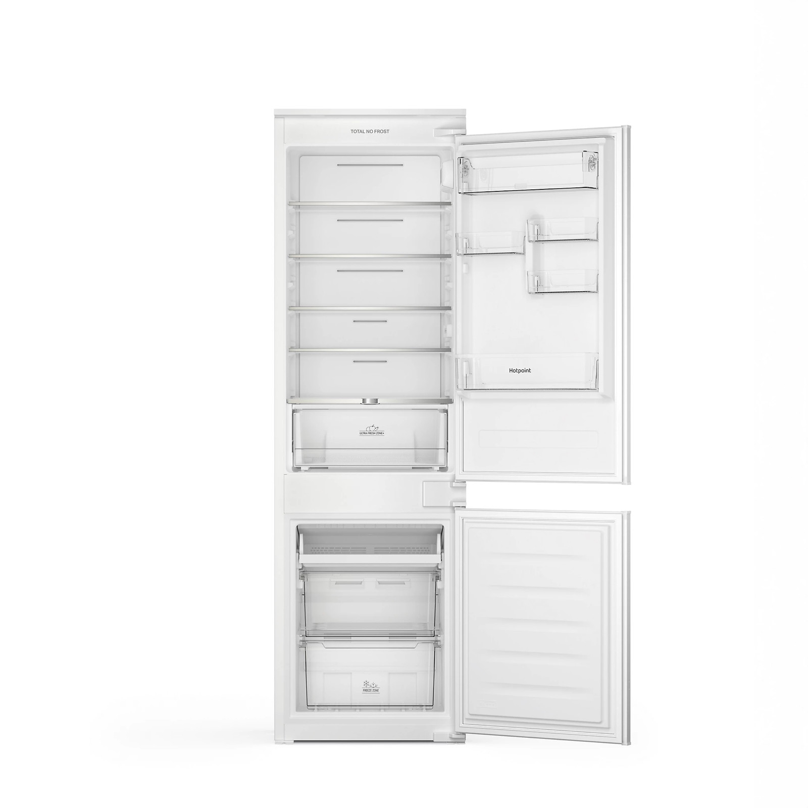 Hotpoint HTC18 T112 UK 70:30 Built-in Frost free Fridge freezer - White