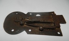 Gorgeous Antique Cast Iron Very Early Door Latch LOOK