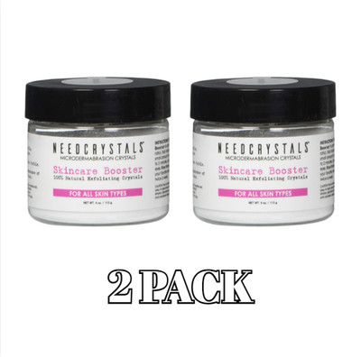 NeedCrystals Microdermabrasion Crystals DIY Facial Scrub. Natural Face 2 PCK