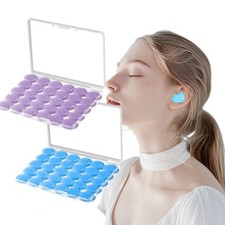 30Pcs Moldable Soft Silicone Earplugs 38dB Soundproof Snug Fit Sleep Travel