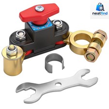Battery Disconnect Switch 12V-48V 275A - Universal Battery Kill Switch/Cut Of...