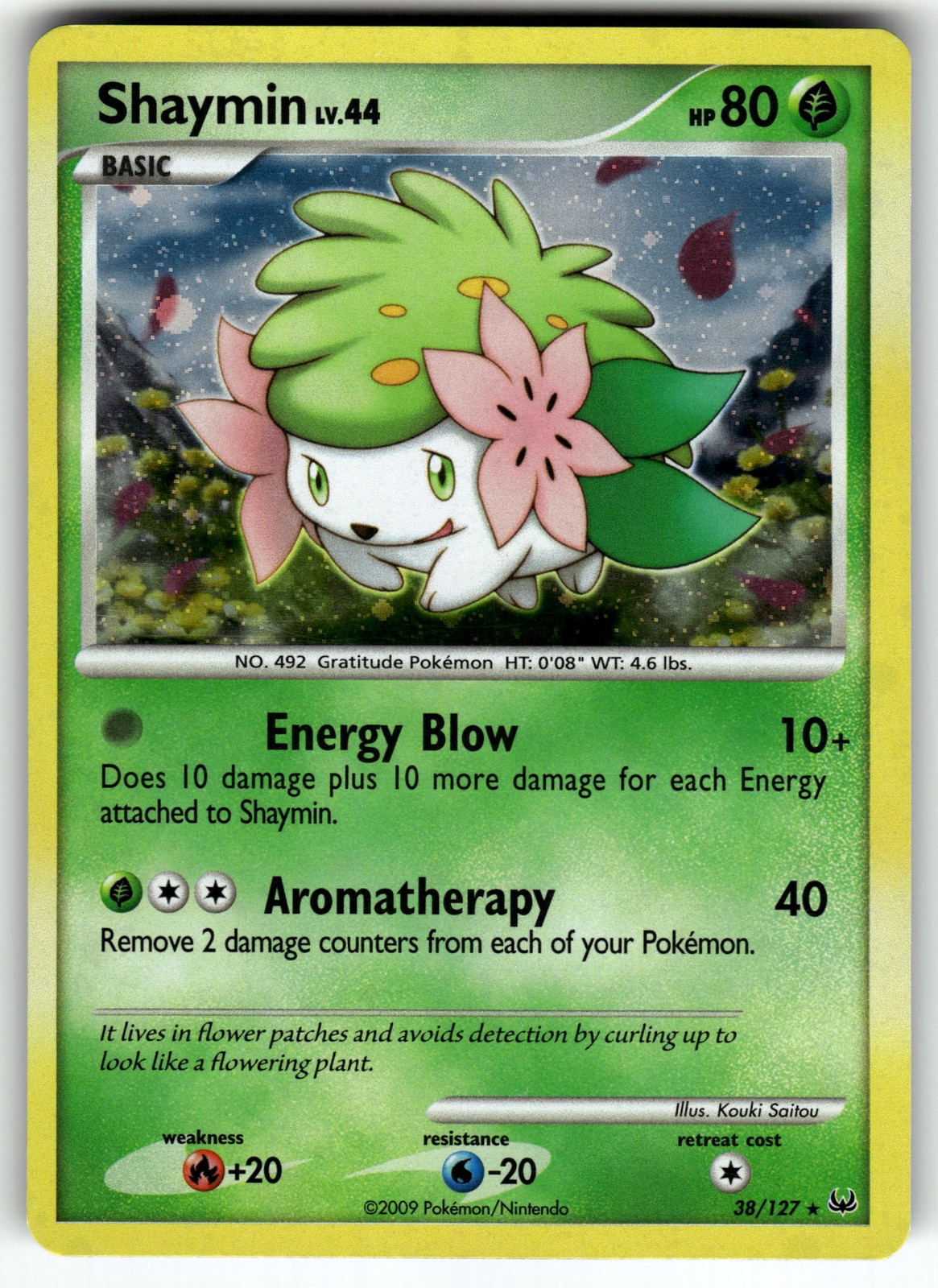 Shaymin - 38/127 (DPPt Platinum) 038/127 Deck Exclusives LP Pokemon Card TCG