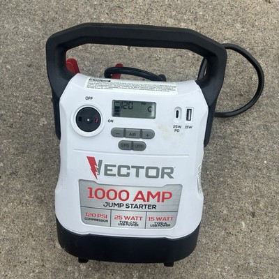 Vector 1000 AMP Jump Starter w/ 120 PSI Air Compressor USB-C PD Portable Power