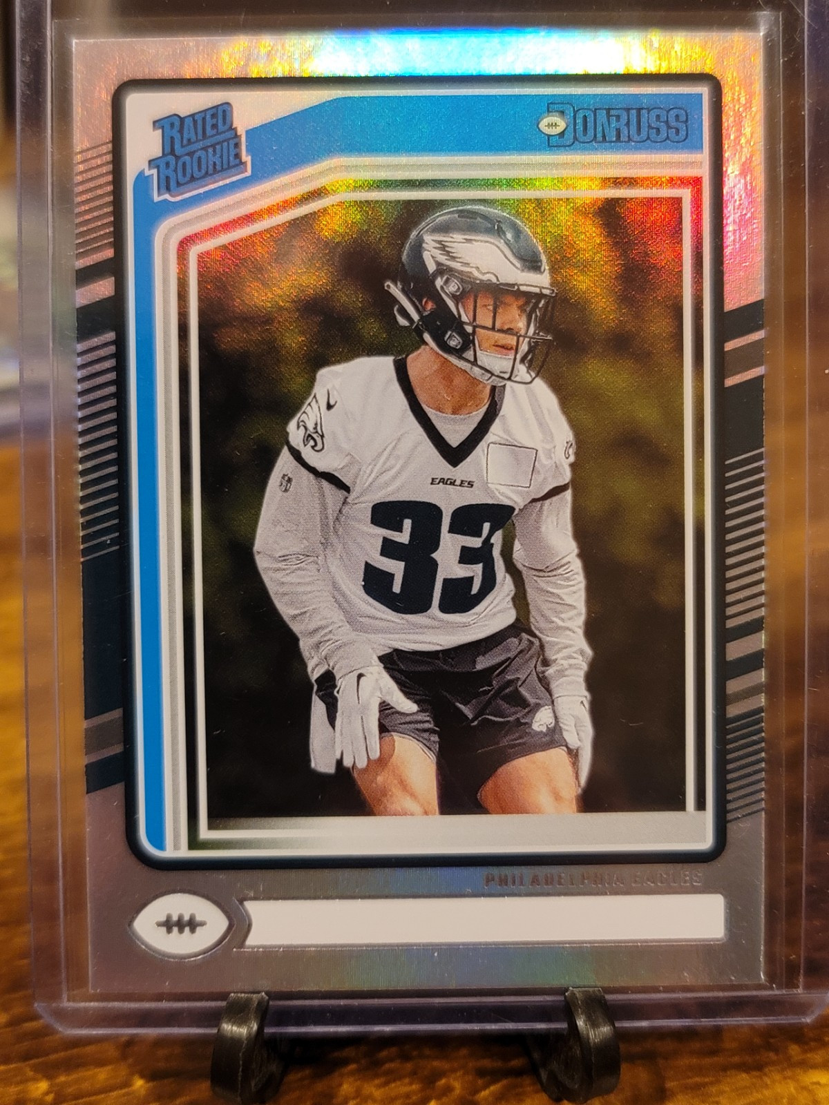 2024 Panini Donruss Cooper DeJean No Name Holo #305 Rated Rookie SB Champ Eagles