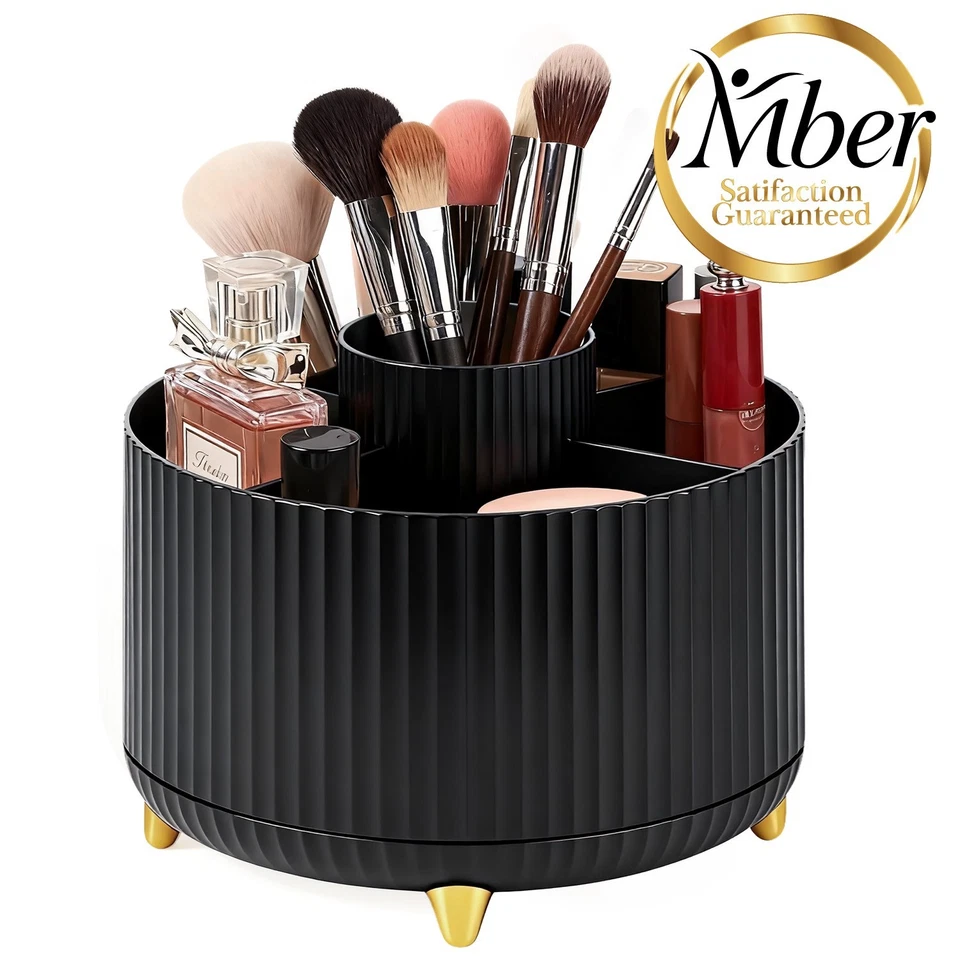 Organizador Porta Pinceles Maquillaje Mber, Porta Lápices Taza para Organizador de Escritorio