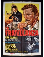 manifesto LA FRATELLANZA kirk douglas alex cord irene papas luther adler A405