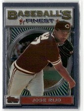 1993 Topps Finest Jose Rijo #24 EX