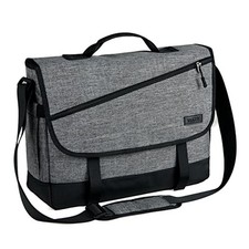 Messenger Bag for Men, Fashion Laptop Satchel Crossbody Gray 14in Laptop