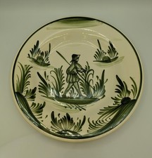 “11” Hand Painted Greek Pottery Shallow Bowl / Pasta Bowl”