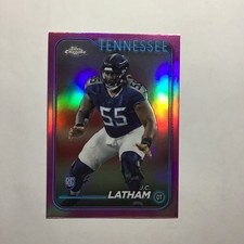 2024 Topps Chrome - Rookies J.C. Latham #270 Pink Refractor (RC)
