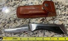 Vintage Sharp Brand Series 300 Stainless Lockblade Knife &Sheath Made in Japan