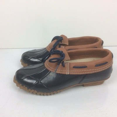 Pro Line Duck Shoes Blue Tan Rain Garden Outdoor Boat Style Size 6