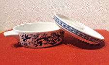 HUTSCHENREUTHER Porzellan Zwiebelmuster Ma. Th., Auflaufform mit Deckel 16 cm