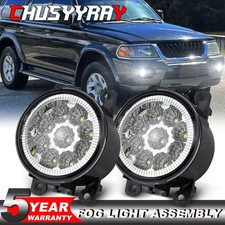 Pair For Mitsubishi Montero Sport 2000 01-2004 Lhrh Front Bumper Fog Lights