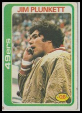 1978 Jim Plunkett Topps Football #131 San Francisco 49ers