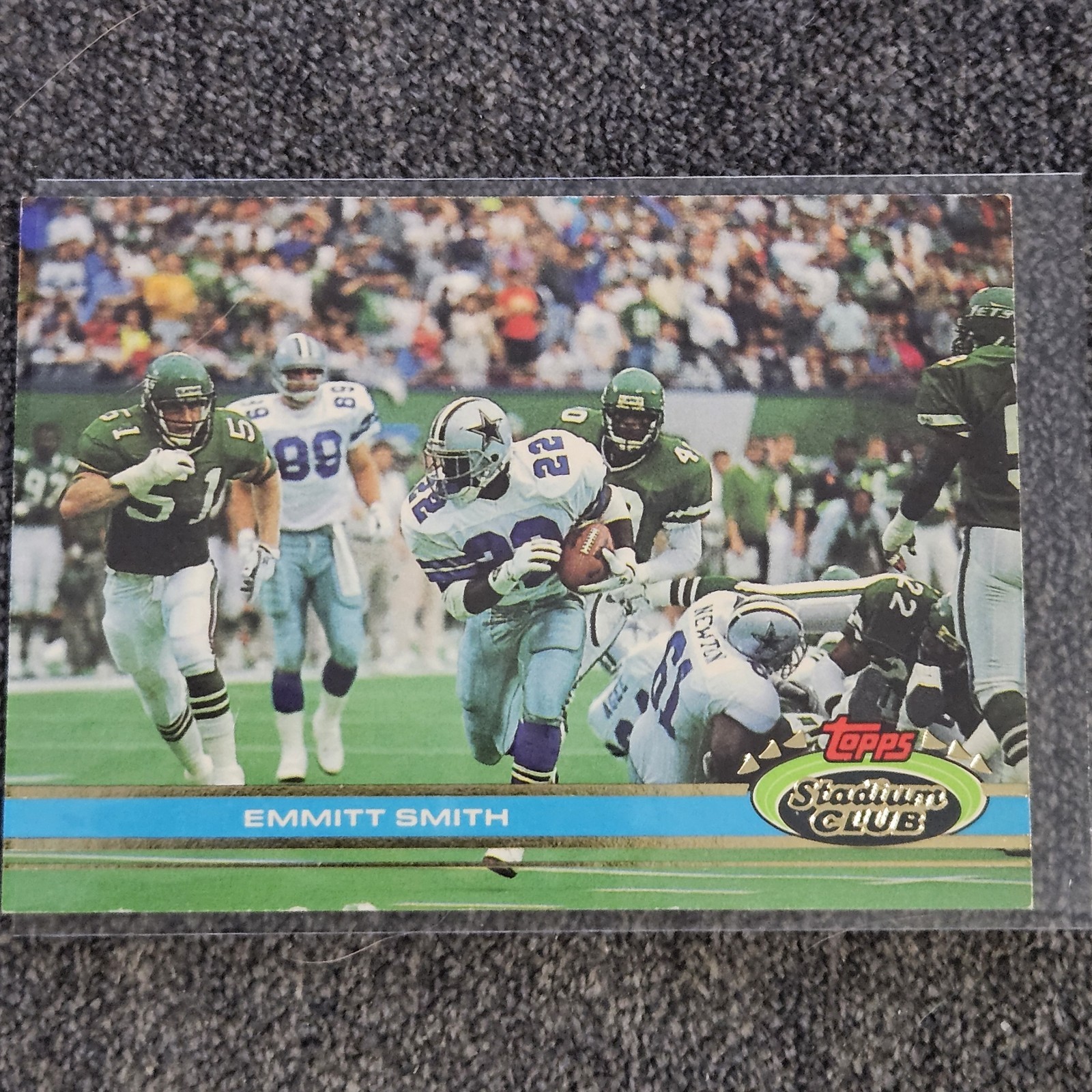 1991 Topps Stadium Club Emmitt Smith #2 HOF Dallas Cowboys 