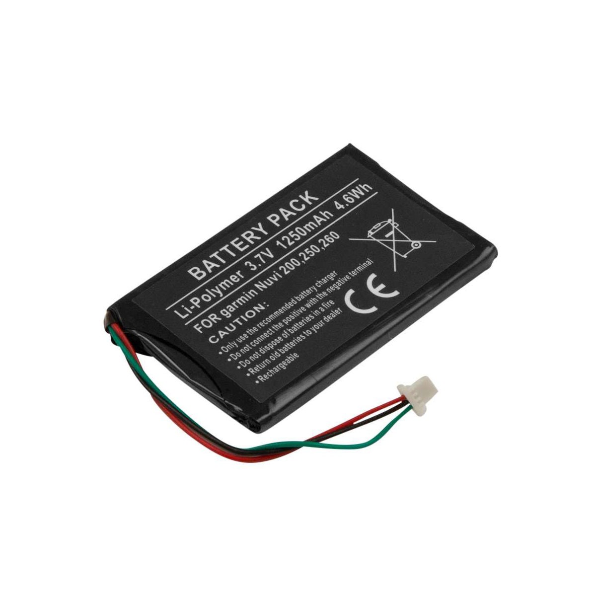 Batterie 3,7V Haute Densité pour Nuvi 200 à Cellules Li-Polymer Longue Durée