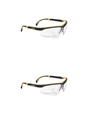 DEWALT DPG55-11G CLEAR ANTI-FOG SAFETY GLASSES 2 PAIR BRAND NEW