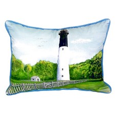 Betsy Drake Hunting Island Lighthouse Extra Large 20 X 24 Indoor Outdoor Pillow