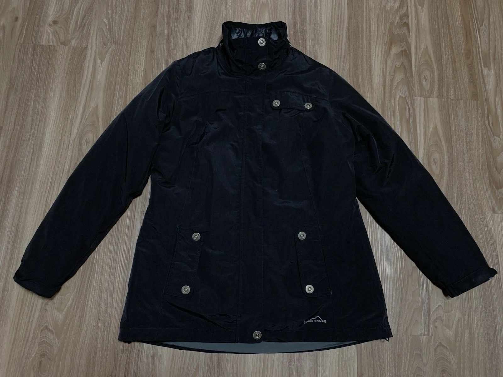 Eddie Bauer Weatheredge 3 in 1 Men’s Black Ski Jacket Puffer L