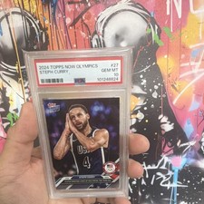 Topps 2024 Now Olympic/Paralympic Games Stephen Curry #27 PSA 10 Team USA /89838