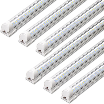 LED Shop Lights, 40W 5500LM 5000K, 4FT Integrated Fixture, V Shape,T8 Light Tube