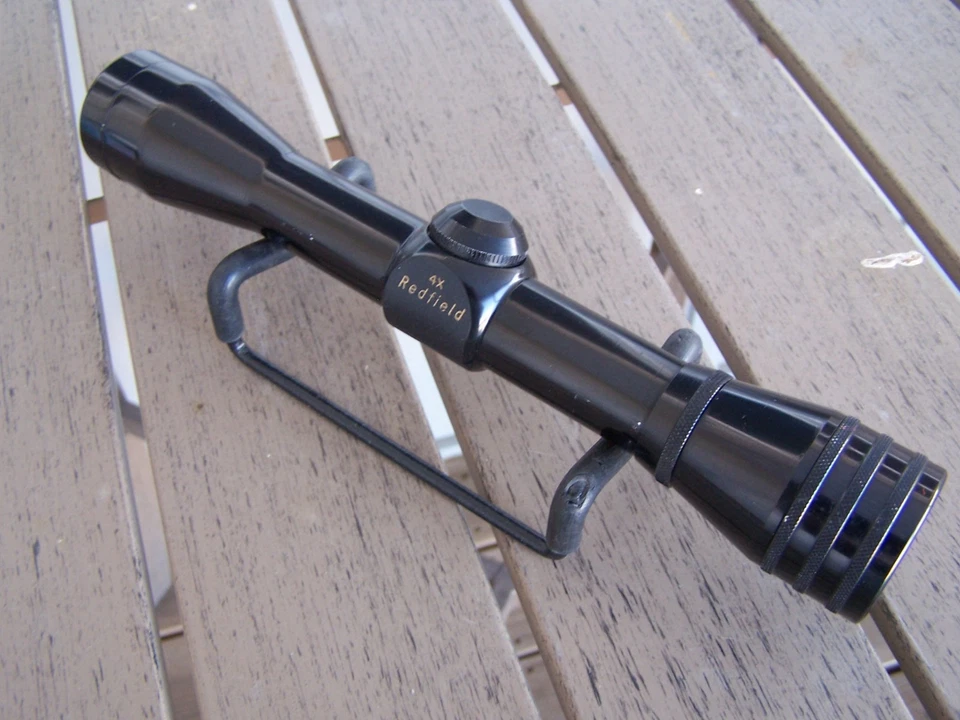 Redfield EER 4x32mm 1" Tubo Retícula Dúplex ~ BRILLO ~ Pistola/Explorador ~EE. UU.~De colección~ Foto 2 de 4