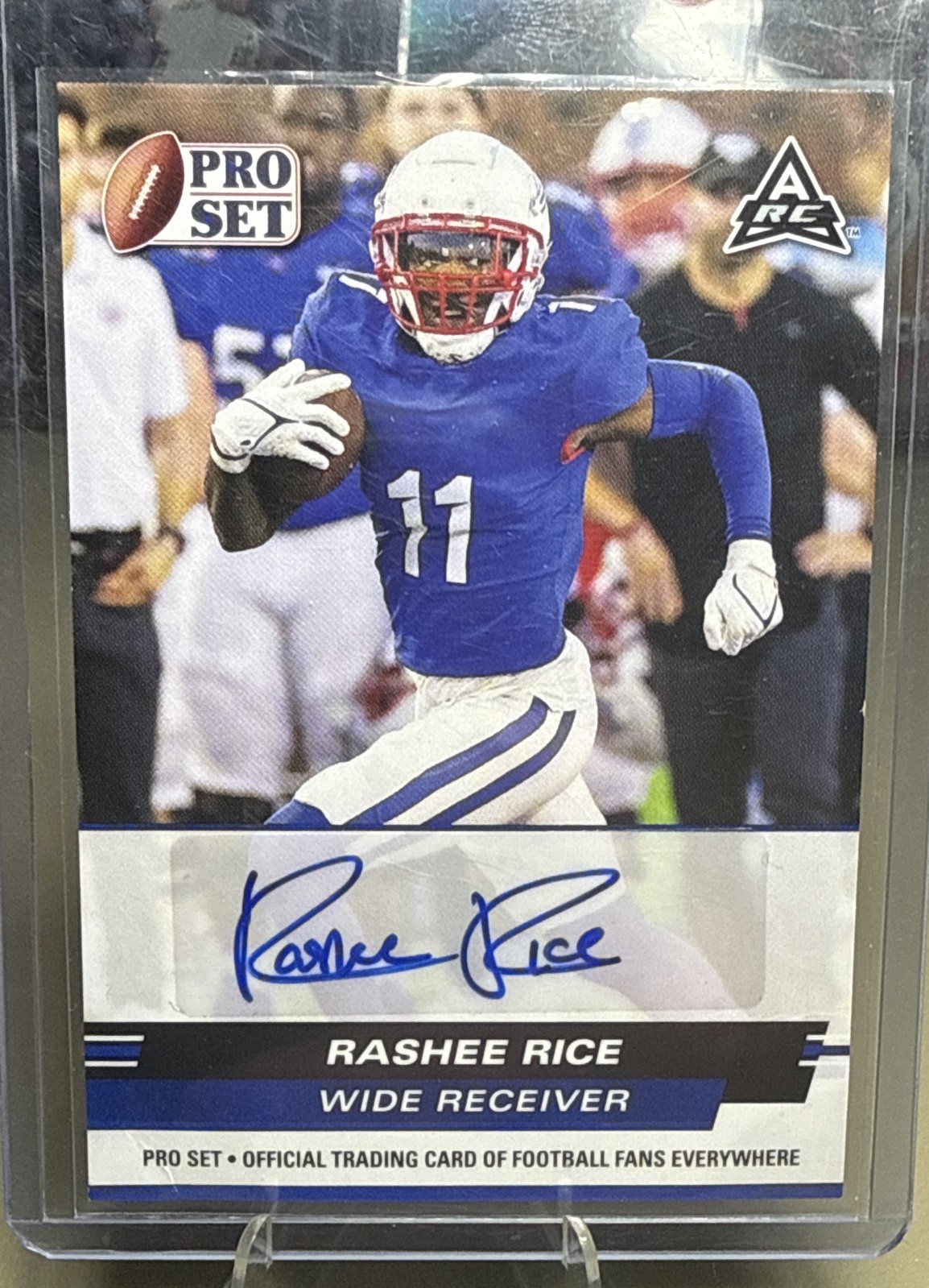 2022 Leaf Pro Set Draft - Autographs Rashee Rice #PSA-RR3 Blue (AU, RC)