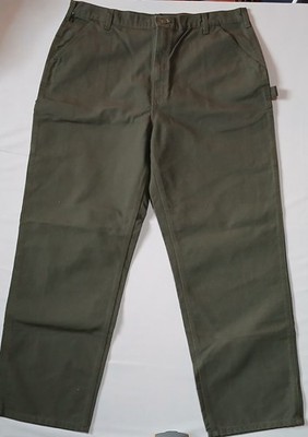 パンツ Carhartt B11 MOS w34l34 Carhartt B11 MOS Dungaree Work Pants Mens 42x34 Moss Cotton NWT | eBay